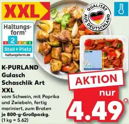 Kaufland K-PURLAND Gulasch Schaschlik Art XXL Angebot