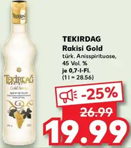 Kaufland TEKIRDAG Rakisi Gold Angebot