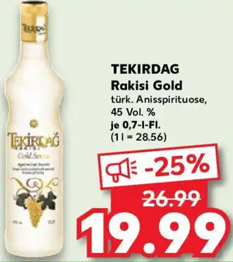 Kaufland TEKIRDAG Rakisi Gold Angebot