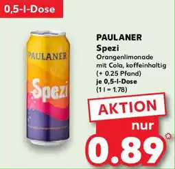 Kaufland PAULANER Spezi Angebot