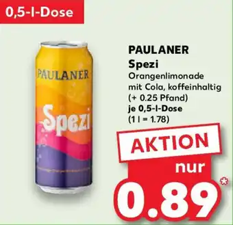 Kaufland PAULANER Spezi Angebot
