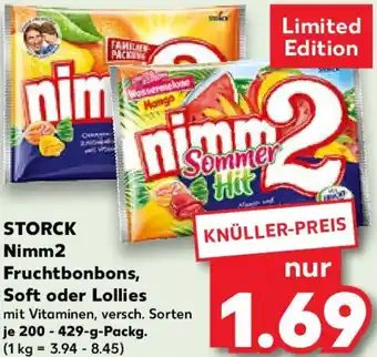 Kaufland STORCK Nimm2 Fruchtbonbons, Soft oder Lollies Angebot