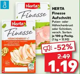 Kaufland HERTA Finesse Aufschnitt Angebot