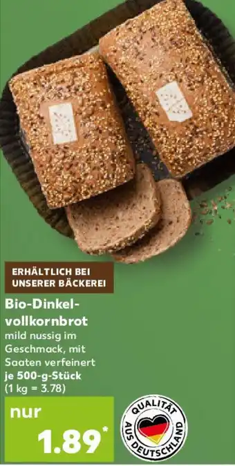 Kaufland Bio-Dinkelvollkornbrot Angebot