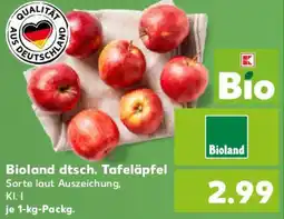 Kaufland Bioland dtsch. Tafeläpfel Angebot