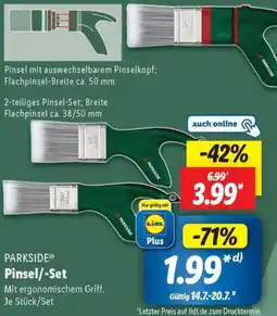 Lidl PARKSIDE Pinsel/-Set Angebot