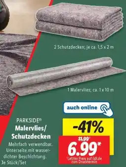 Lidl PARKSIDE Malervlies/ Schutzdecken Angebot