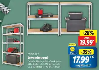 Lidl PARKSIDE Schwerlastregal Angebot