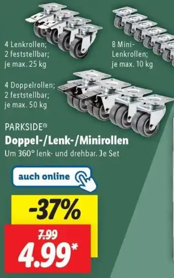 Lidl PARKSIDE Doppel-/Lenk-/Minirollen Angebot