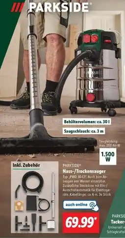 Lidl PARKSIDE Nass-/Trockensauger Angebot