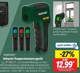 Lidl PARKSIDE Infrarot-Temperaturmessgerät Angebot