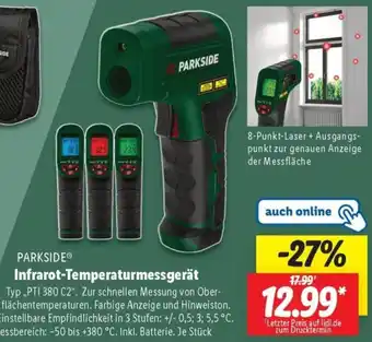 Lidl PARKSIDE Infrarot-Temperaturmessgerät Angebot