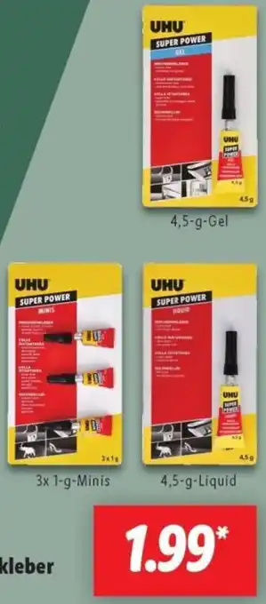 Lidl UHU Sekundenkleber Angebot