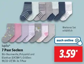 Lidl lupilu 7 Paar Socken Angebot
