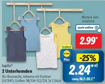 Lidl lupilu 2 Unterhemden Angebot