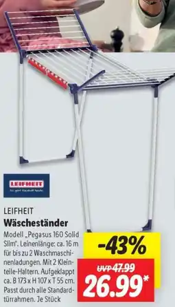 Lidl LEIFHEIT Wäscheständer Angebot