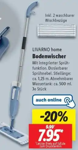 Lidl LIVARNO home Bodenwischer Angebot