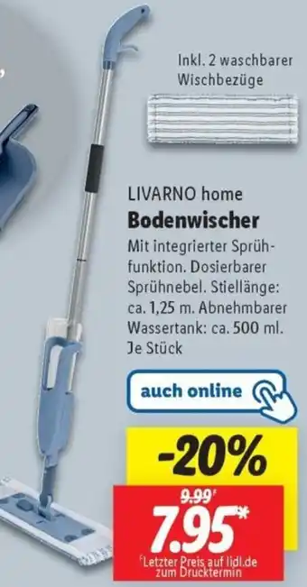 Lidl LIVARNO home Bodenwischer Angebot