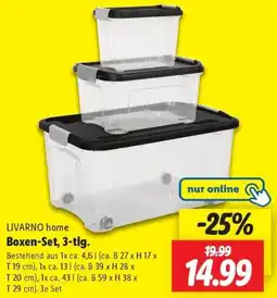 Lidl LIVARNO home Boxen-Set, 3-tlg. Angebot