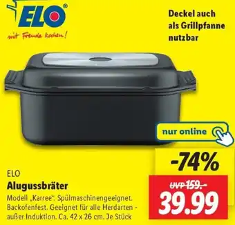 Lidl ELO Alugussbräter Angebot