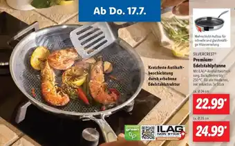 Lidl SILVERCREST Premium Edelstahlpfanne Angebot