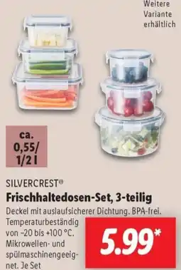 Lidl SILVERCREST Frischhaltedosen-Set, 3-teilig Angebot