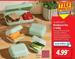 Lidl SILVERCREST Brotdosen-Set, 5-teilig Angebot