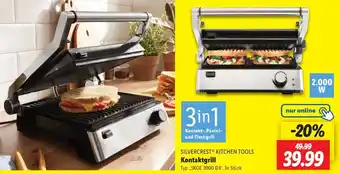 Lidl SILVERCREST KITCHEN TOOLS Kontaktgrill Angebot