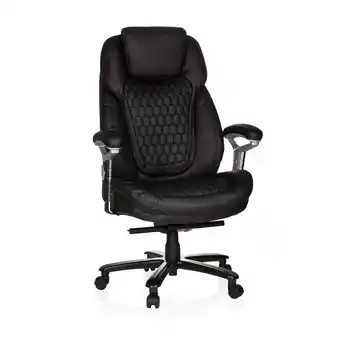 Netto Marken-Discount hjh OFFICE XXL Drehstuhl XXL PULLMANN Kunstleder mit Armlehnen (höhenverstellbar) Angebot