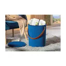 Netto Marken-Discount Inter Link Hocker Papua mit Stauraum und Griff - Blau Angebot