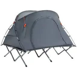 Netto Marken-Discount Outsunny Feldbett Polyester, Oxford, Aluminium, Glasfaser Angebot