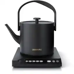 Netto Marken-Discount Arendo Wasserkocher, 0,5 l, 1000 W, Edelstahl, Warmhaltefunktion, Temperatureinstellung 40° - 100° Angebot