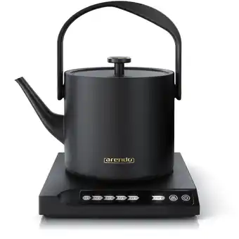 Netto Marken-Discount Arendo Wasserkocher, 0,5 l, 1000 W, Edelstahl, Warmhaltefunktion, Temperatureinstellung 40° - 100° Angebot