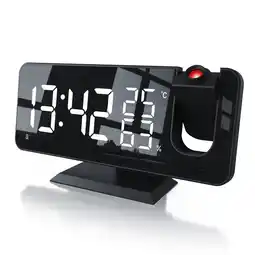 Netto Marken-Discount CSL Projektions Wecker digital mit Autodimmer Temperatur und Luftfeuchtigkeitsanzeige Angebot