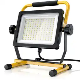 Netto Marken-Discount Brandson 100W LED Baustrahler mit 144 SMD LEDs - Arbeitsleuchte - Bauscheinwerfer Angebot