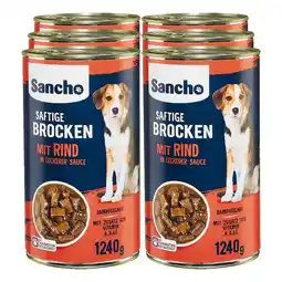 Netto Marken-Discount Sancho Hundenahrung Rind 1240 g, 6er Pack Angebot