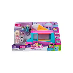 Netto Marken-Discount Jazwares AME0147 - Adopt Me! - Figuren und Fahrzeug mit Licht und Sound, Eiswagen Angebot