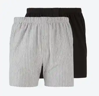 NKD Herren-Boxershorts mit trendigen Streifen, 2er-Pack Angebot