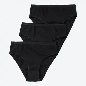 NKD Damen-Rioslip mit glänzendem Rand, 3er-Pack Angebot