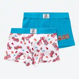 NKD Kinder-Jungen-Retroshorts mit Feuerwehr-Aufdruck, 2er-Pack Angebot