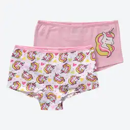 NKD Kinder-Mädchen-Panty mit Einhorn-Motiv, 2er-Pack Angebot