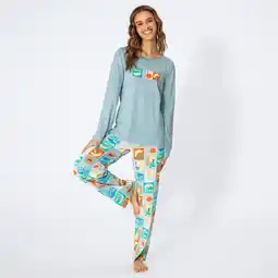 NKD Damen-Schlafanzug mit Sommer-Motiven, 2-teilig Angebot