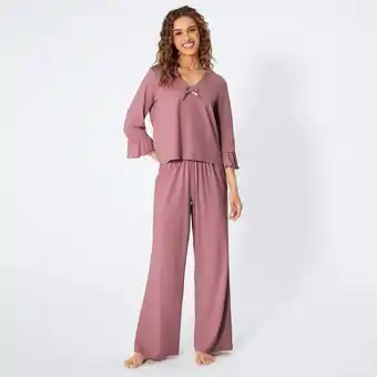NKD Damen-Schlafanzug aus Baumwolle, 2-teilig Angebot