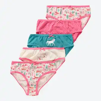 NKD Kinder-Mädchen-Slips aus Baumwolle, 5er-Pack Angebot