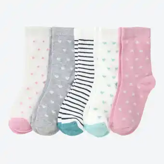 NKD Kinder-Mädchen-Socken in verschiedenen Designs, 5er-Pack Angebot