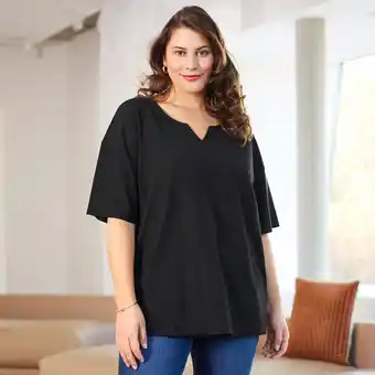 NKD Damen-T-Shirt mit Rundhals, große Größen Angebot