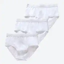 NKD Damen-Taillenslip aus reiner Baumwolle, 3er-Pack Angebot