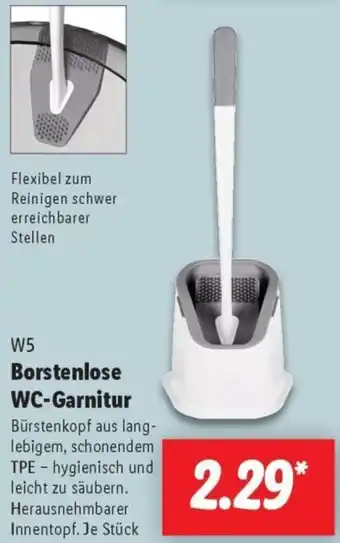 Lidl W5 Borstenlose WC-Garnitur Angebot