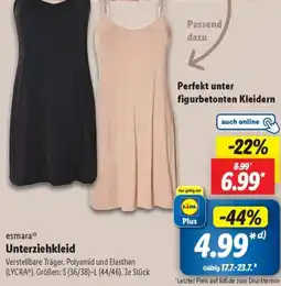 Lidl esmara Unterziehkleid Angebot