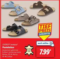 Lidl LIVERGY/esmara Pantoletten Angebot